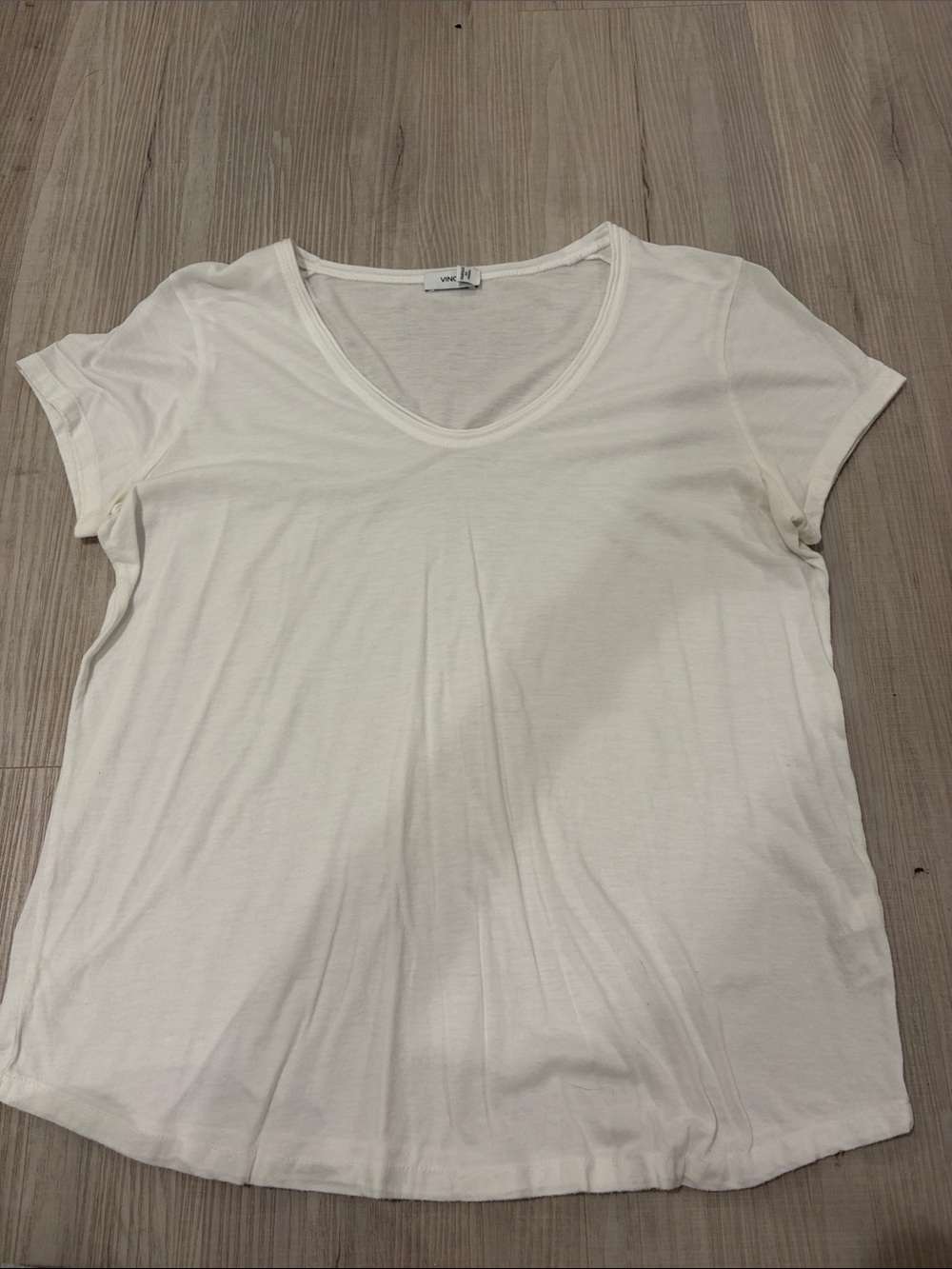 Vince Scoop Neck Short Sleeve Tee
